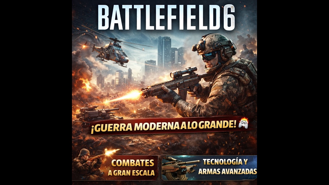 BATTLEFIELD 6: ¡GUERRA MODERNA A GRAN ESCALA! No lloren por Mi. ya estoy muerto