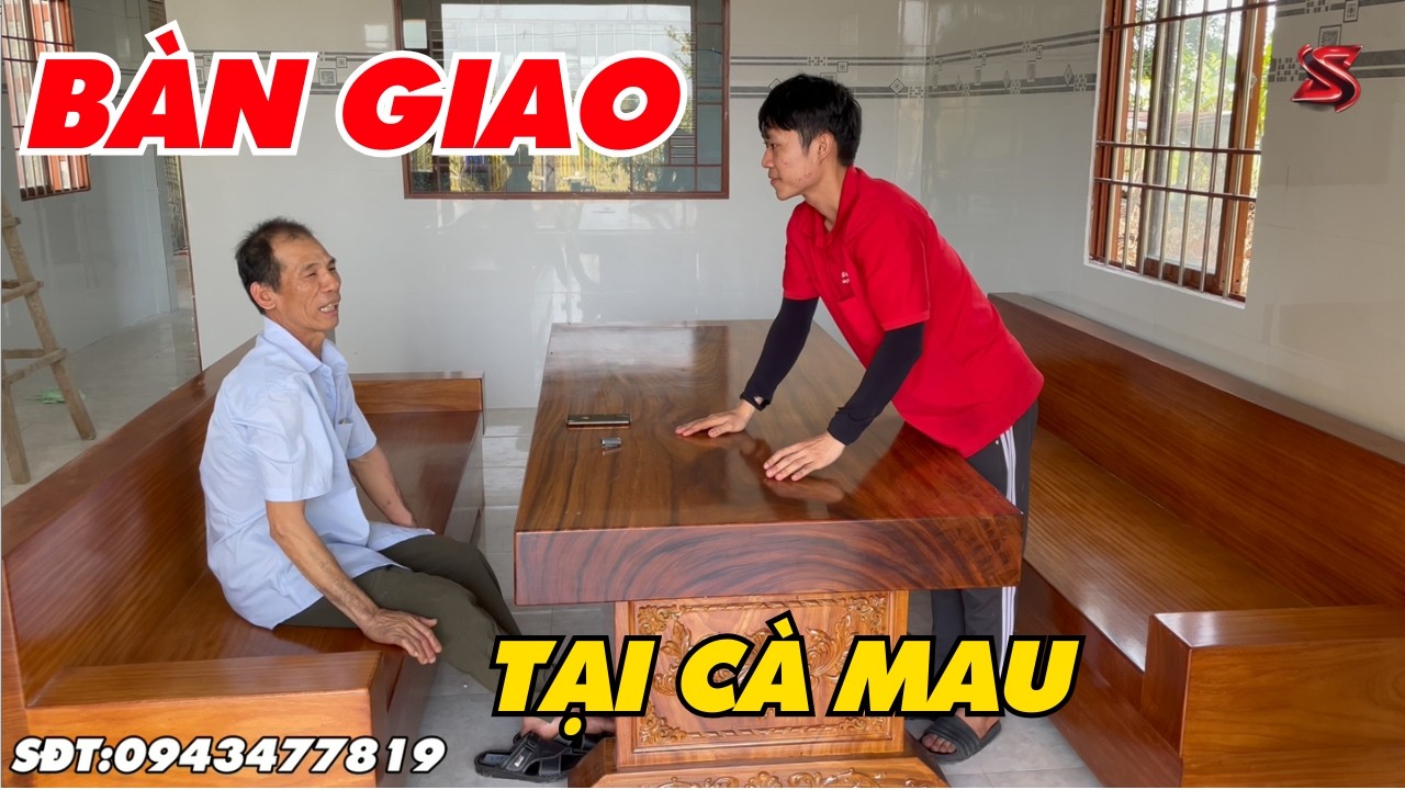 Từ xưởng đến Cà Mau – Hành trình đưa siêu Phẩm gỗ Lim về miền sông nước | Sơn Sập Gỗ