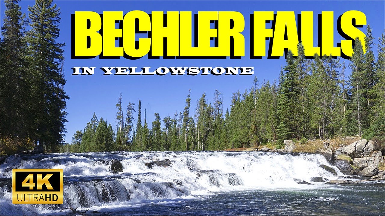 BECHLER FALLS and beyond on Yellowstone's Bechler River Trail.