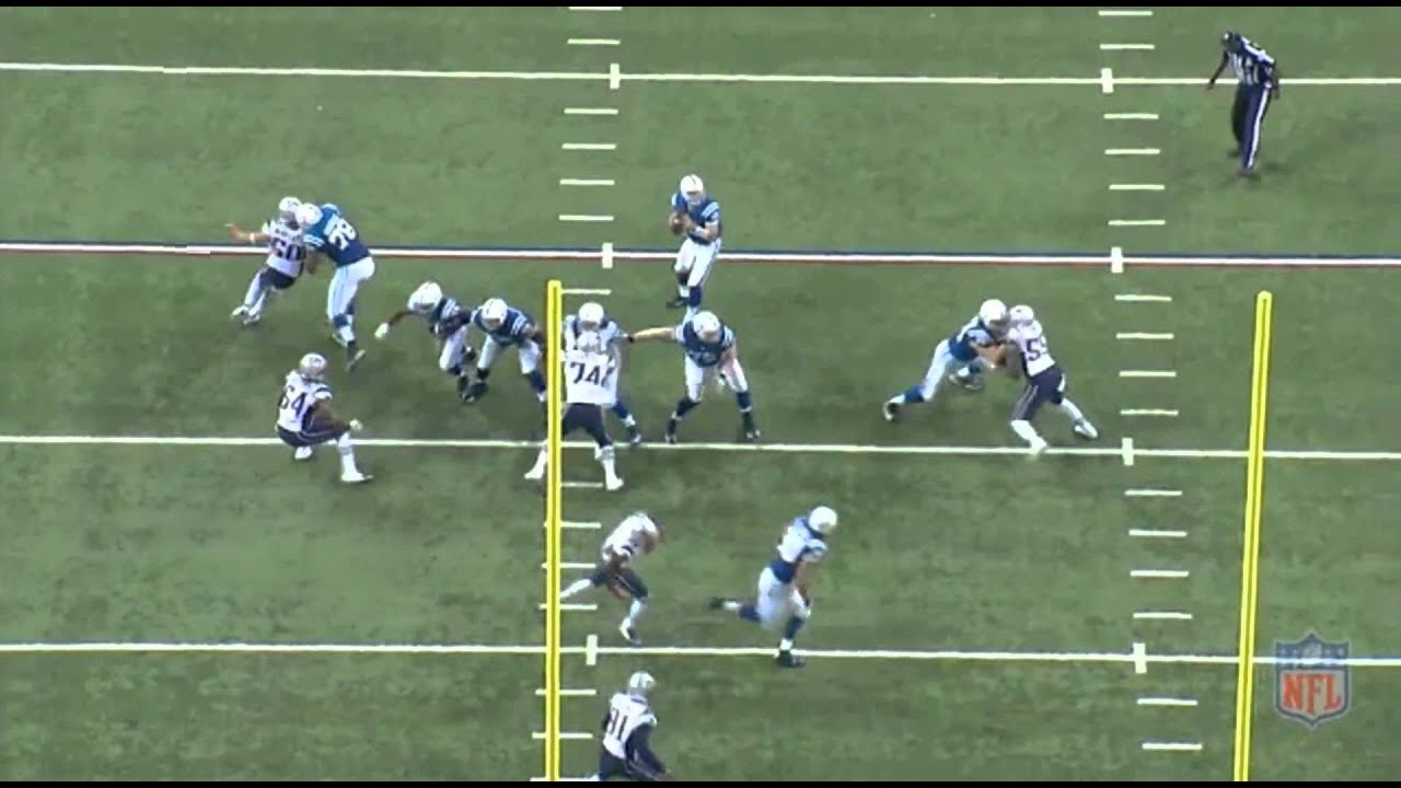 Dominique Easley Chases Andrew Luck Out of Pocket