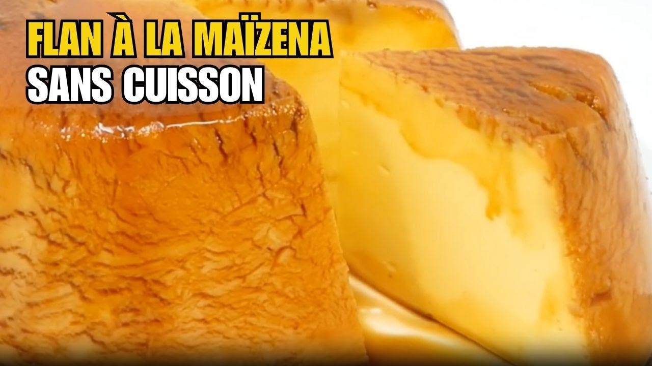 FLAN &agrave; la MAIZENA SANS FOUR 😍🍮😱 UN DESSERT FACILE ET INCROYABLE !