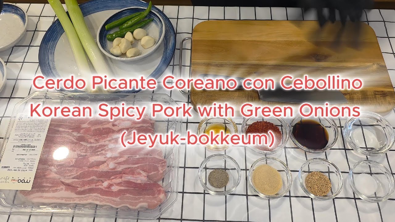 Better than any Restaurant! 🇰🇷 Authentic Korean Spicy Pork / El Mejor Cerdo Picante Coreano