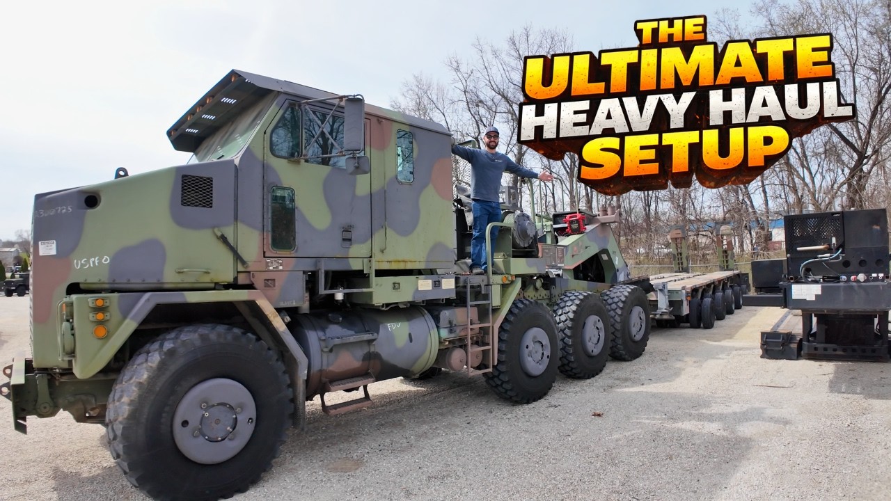 70-тонный автоцистерна: соединение самоходной бензовозной установки M1070 с прицепом M1000!