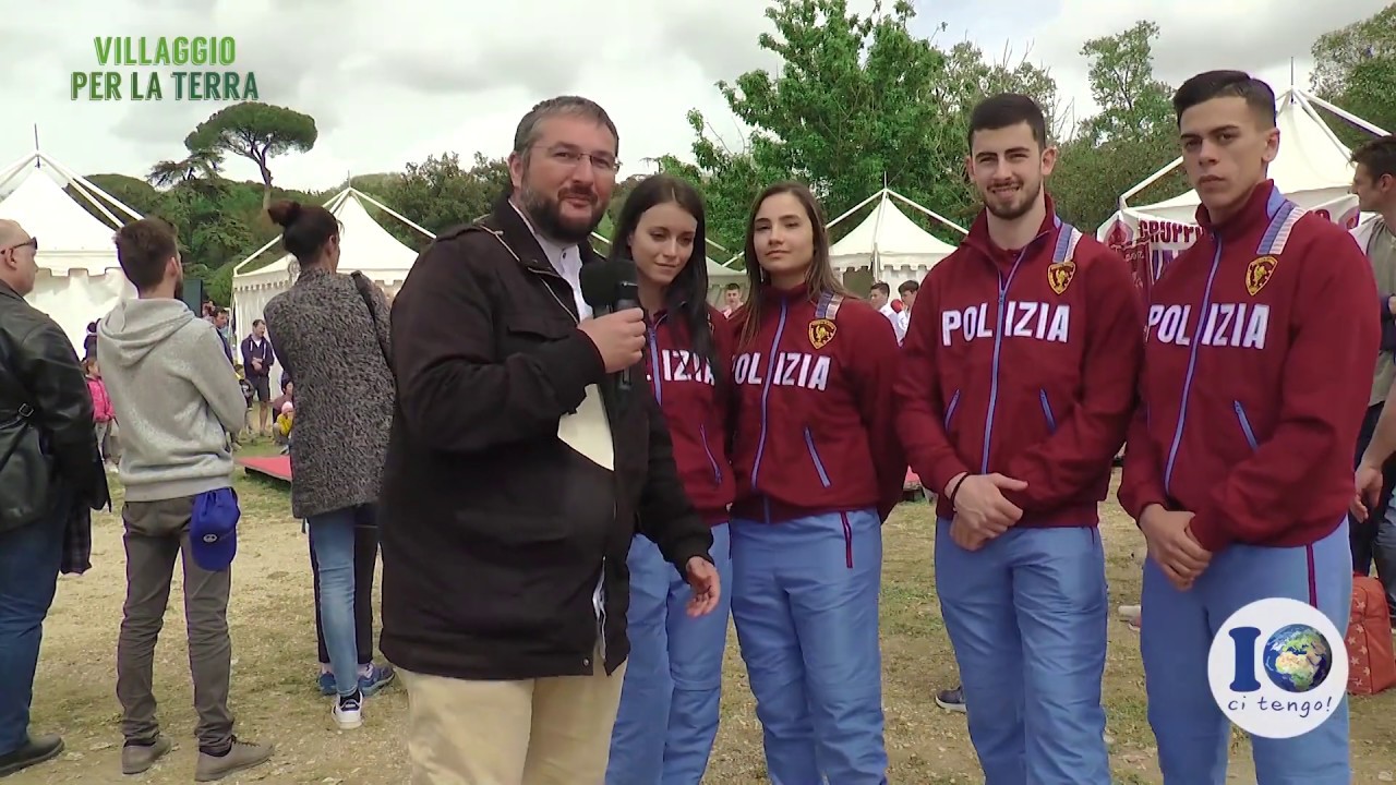 Il karate delle Fiamme Oro al Villaggio per la Terra