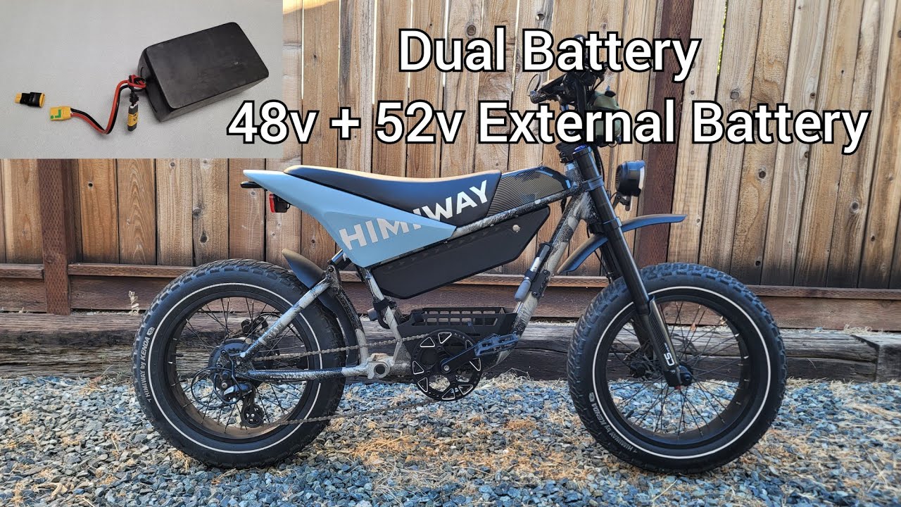 Himiway C5 Dual Battery | Install 52v Second Battery | Dual Battery Balancer | Ebike Upgrade DIY Mod