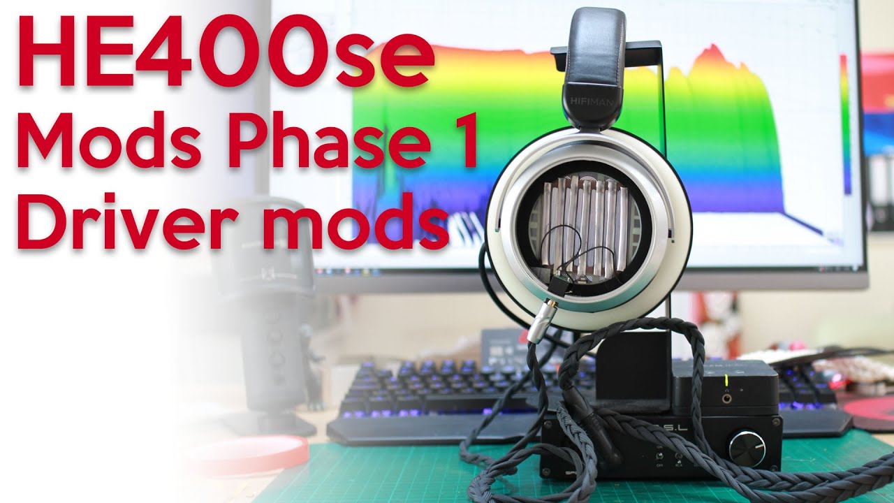 HifiMan HE400se modding and testing Phase 1