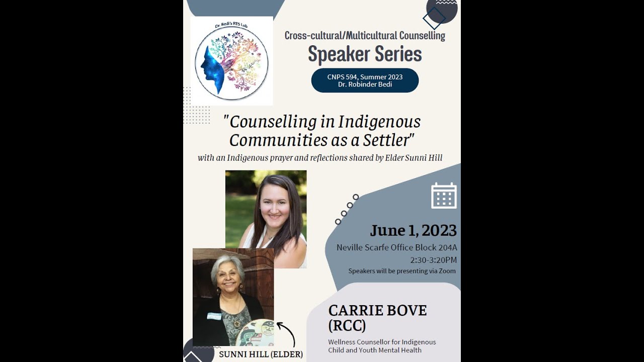 Counselling in Indigenous Communities as a Settler