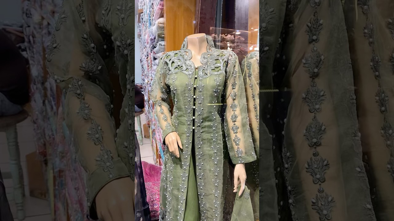 New gawun design #new front open dressis #2025 #music #kawali #freshdesigns #designerlooks #elegantd