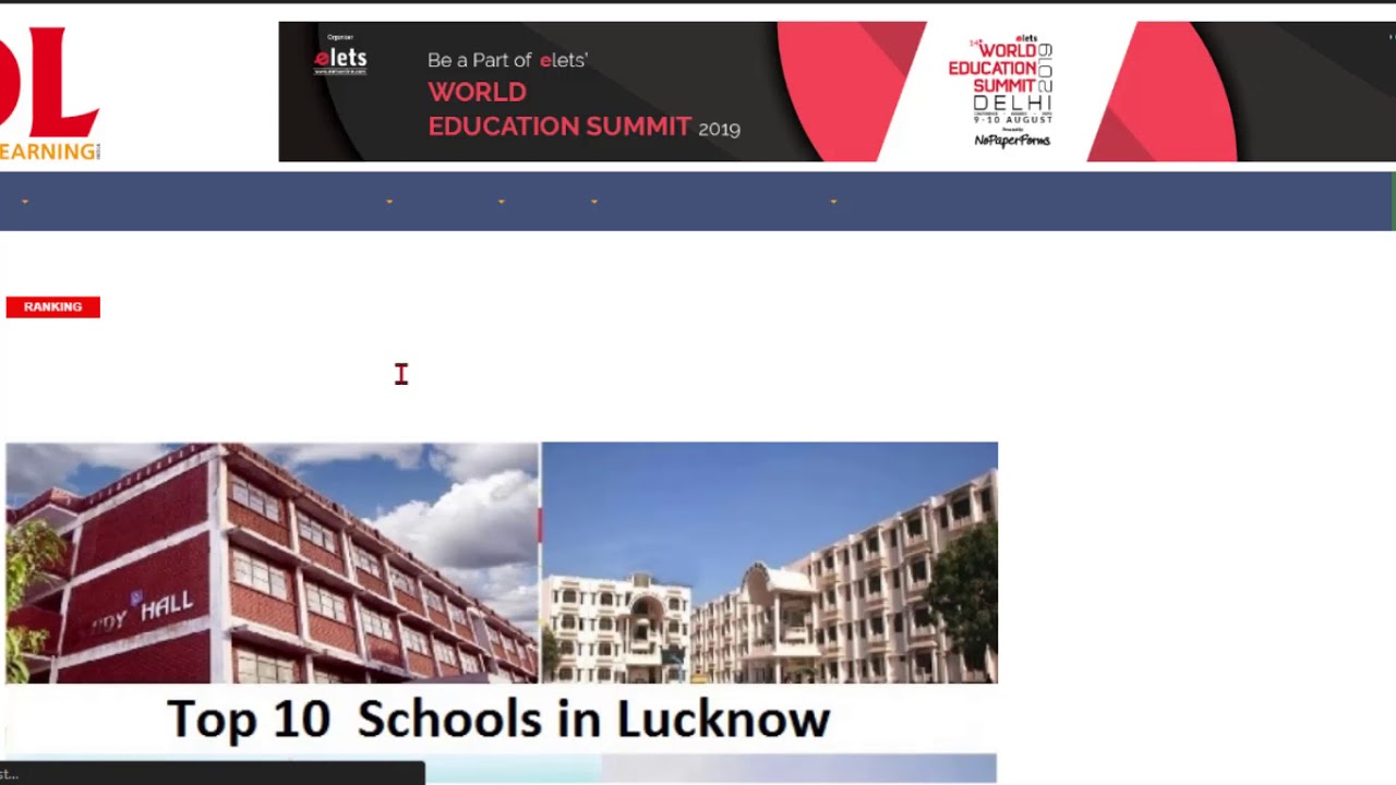 top ten school in lucknow. Top 10 ICSE Schools Ranking In Lucknow, english medium school