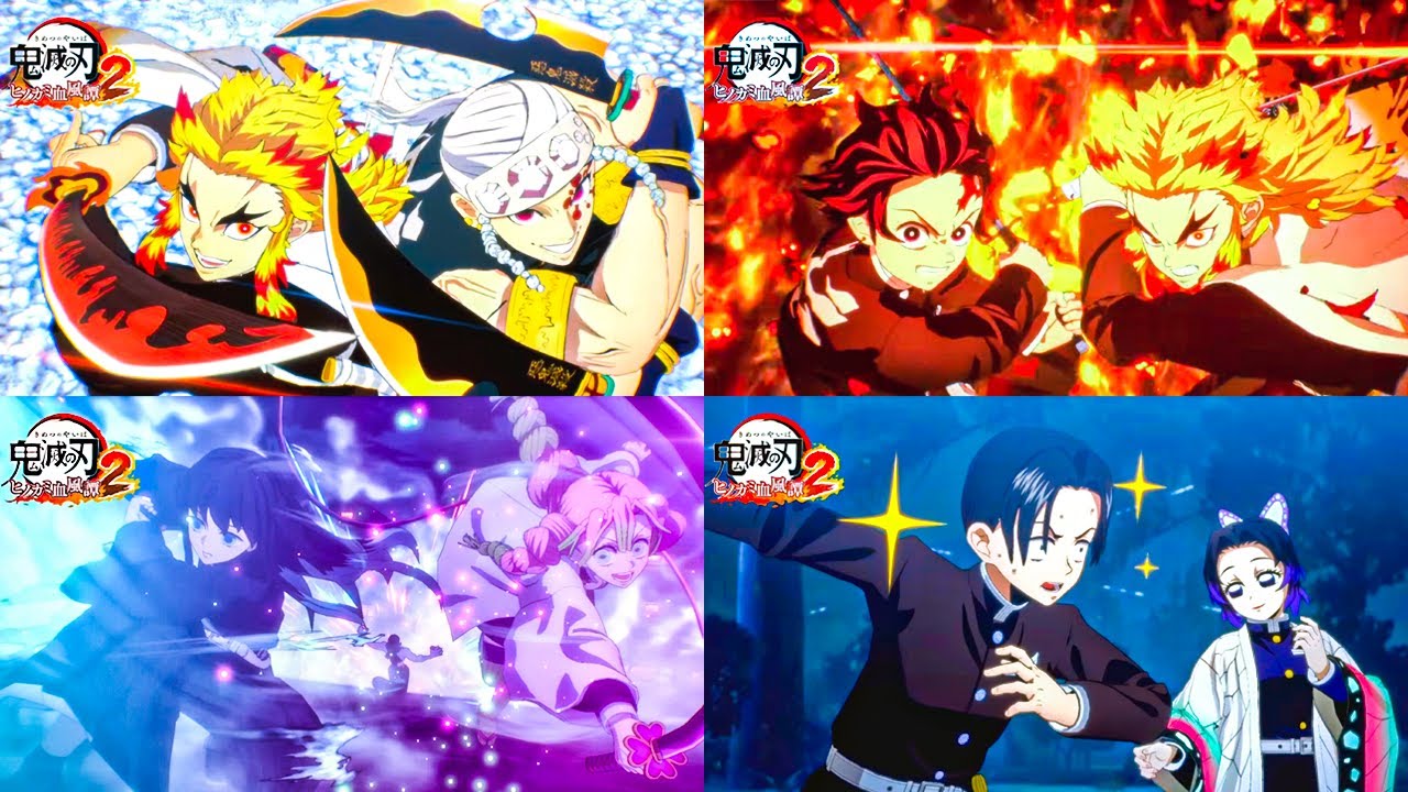 Demon Slayer The Hinokami Chronicles 2 - All Dual Ultimate Arts & New Characters Gameplay