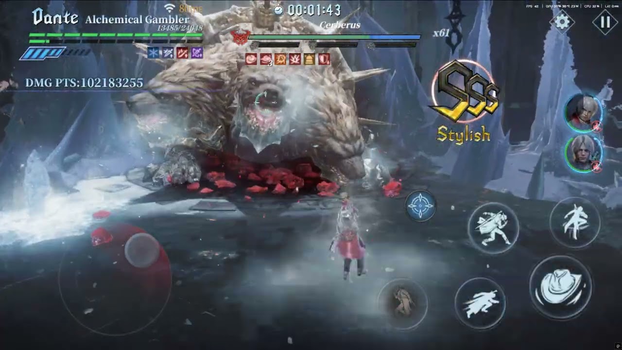 GS Takedown Halloween Boss (Cerberus) | Devil May Cry: Peak of Combat | ASIA