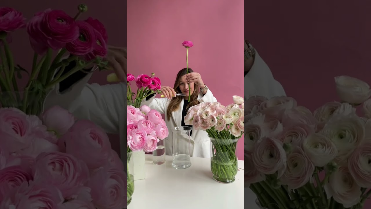 Как ухаживать за ранункулюсами? Сохраняй, чтобы не потерять 💕 #shorts #flower