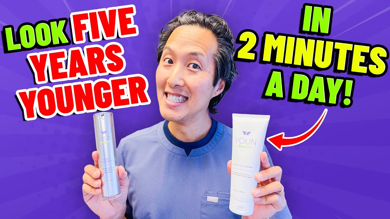 Plastic Surgeon: 2 Minutes 5 Years Younger Skin Care Routine!