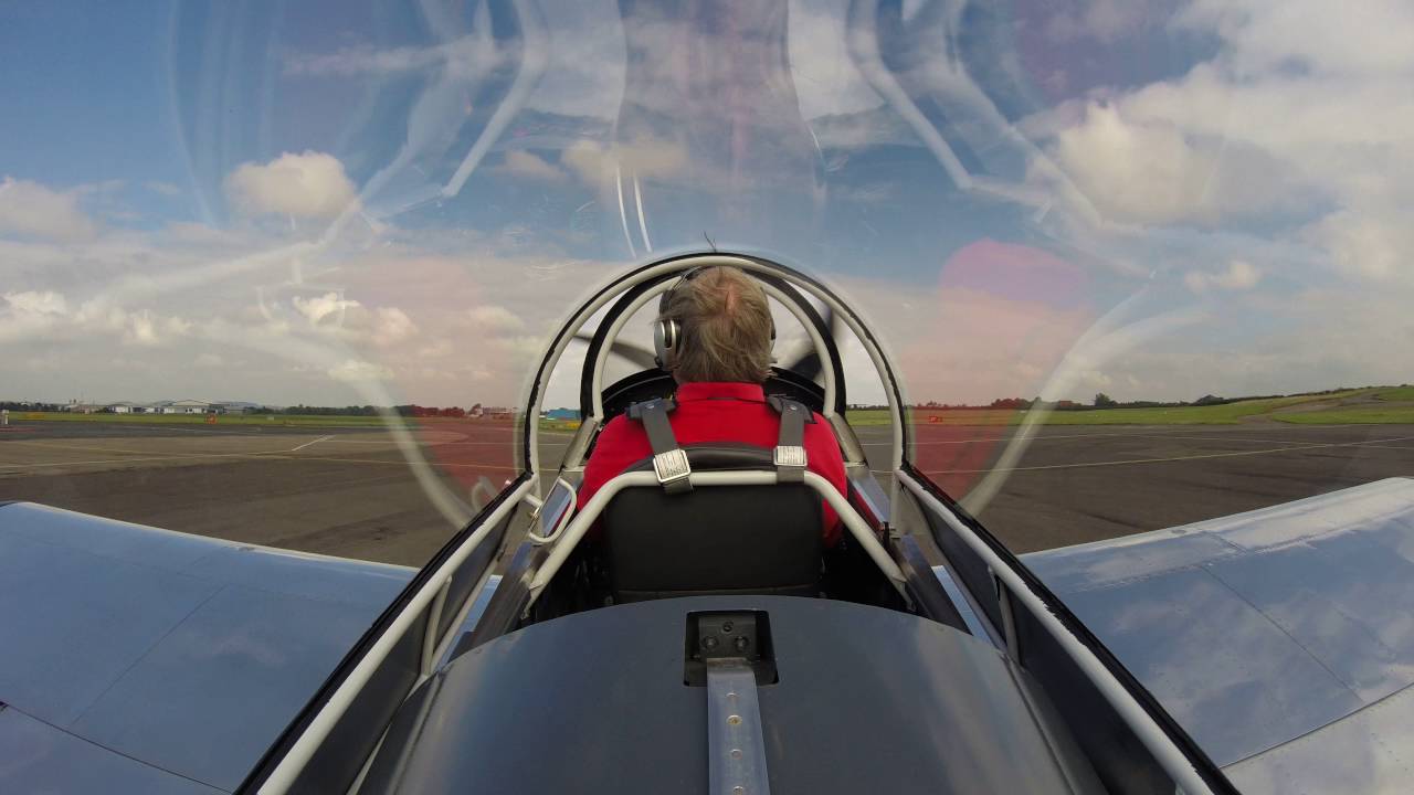 First Flight of Vans RV8, G-DOBS Pt 1