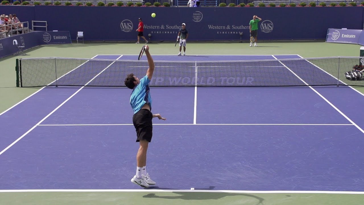 MIlos Raonic Serve In Super Slow Motion - 2013 Cincinnati Open