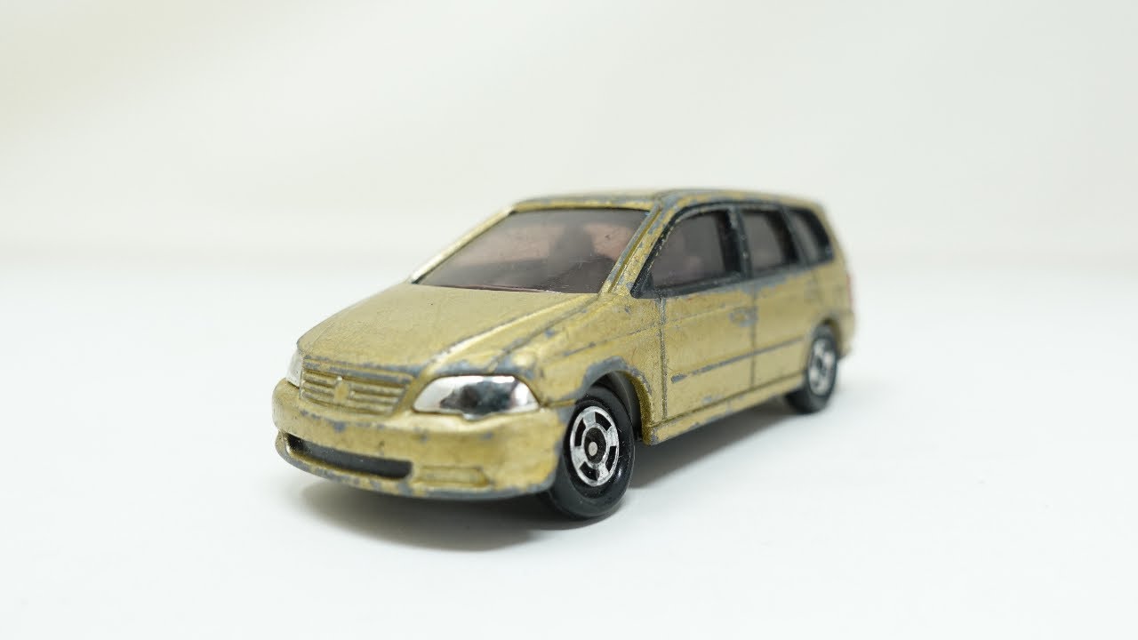 【トミカ改造】2代目オデッセイの塗装とレストア HONDA ODYSSEY