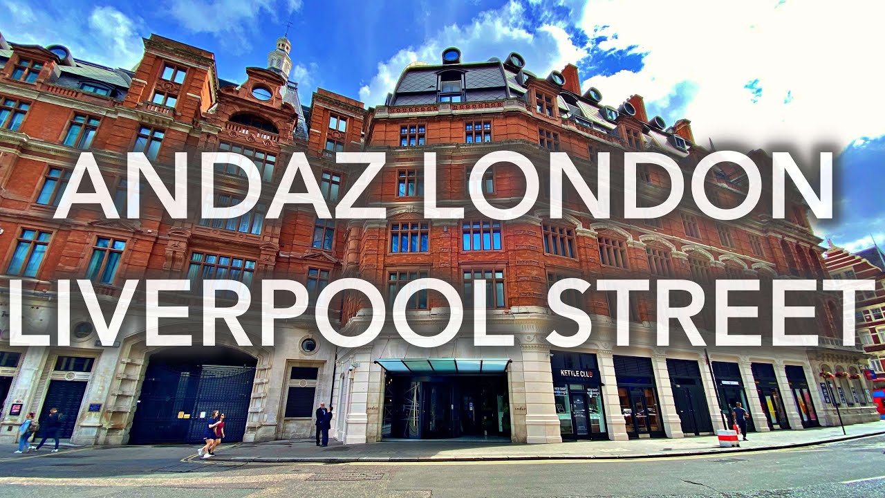 Andaz London Liverpool Street - 4K video tour of London's first Andaz hotel
