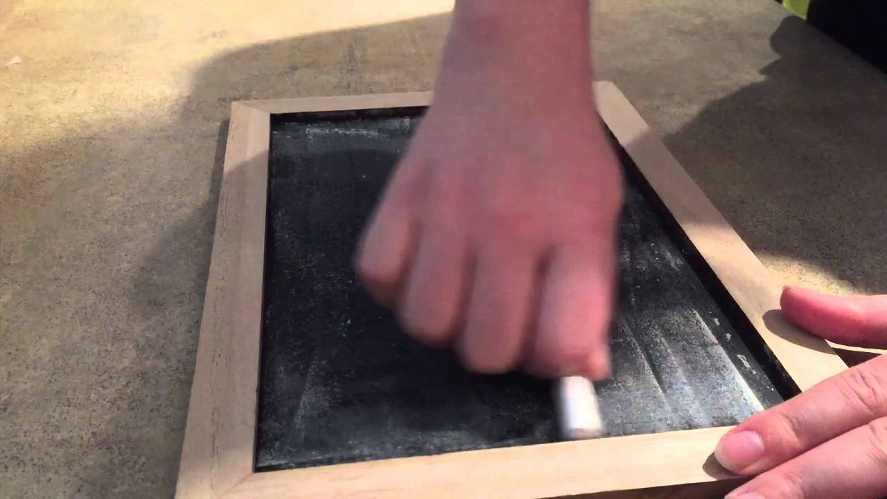 How to Prime a Chalk Board