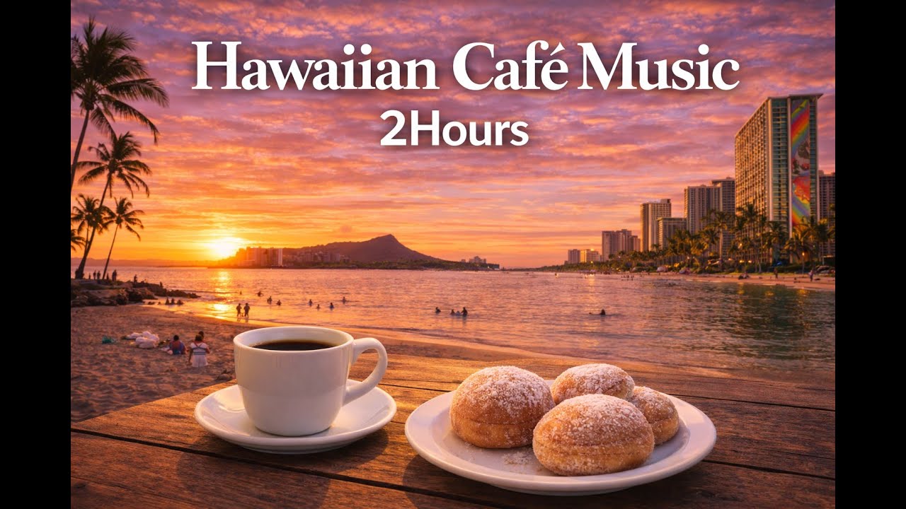 2 Hours of Hawaiian Calm Café Music for Study, Work, and Deep Focus – Vol.21