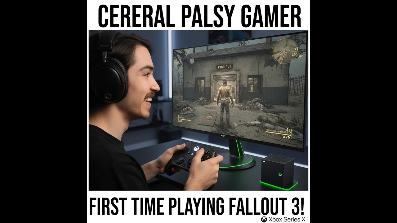 Stepping out of Vault 101 for the FIRST Time! | Fallout 3 Blind Playthrough (Disabled Gamer)