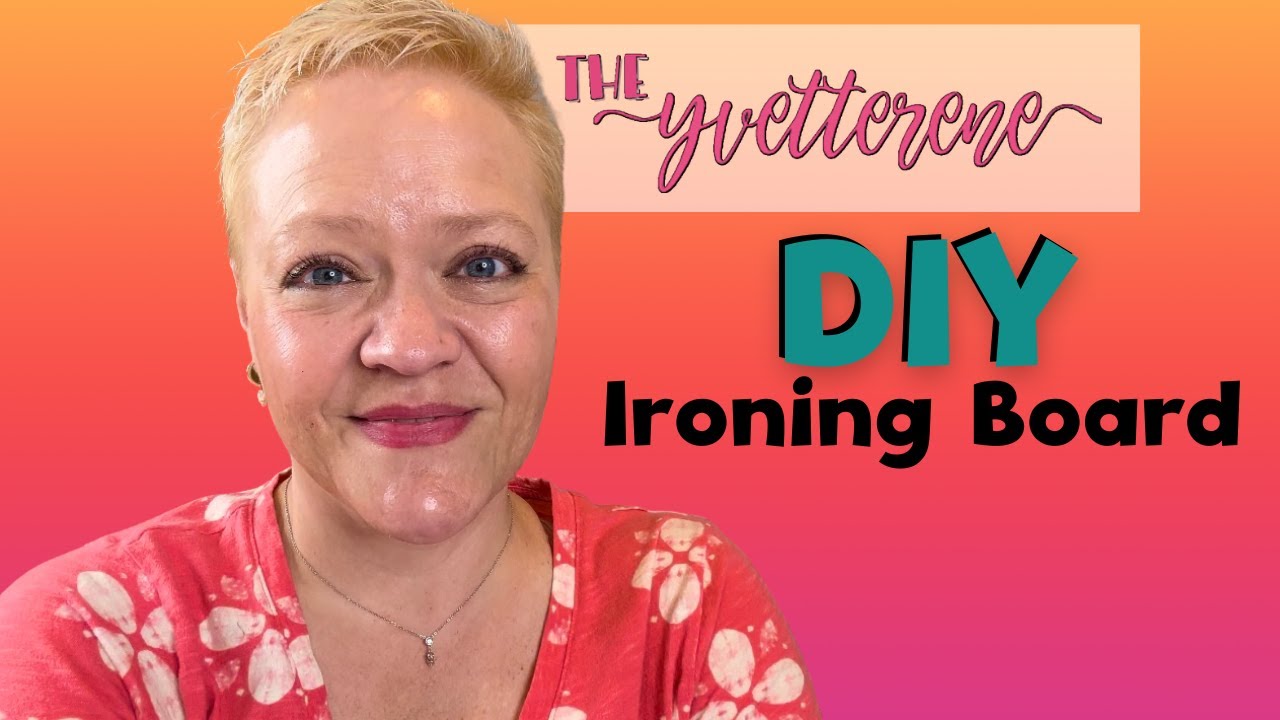 20 min to DIY Your Own Ironing Board | TheYvetteRene