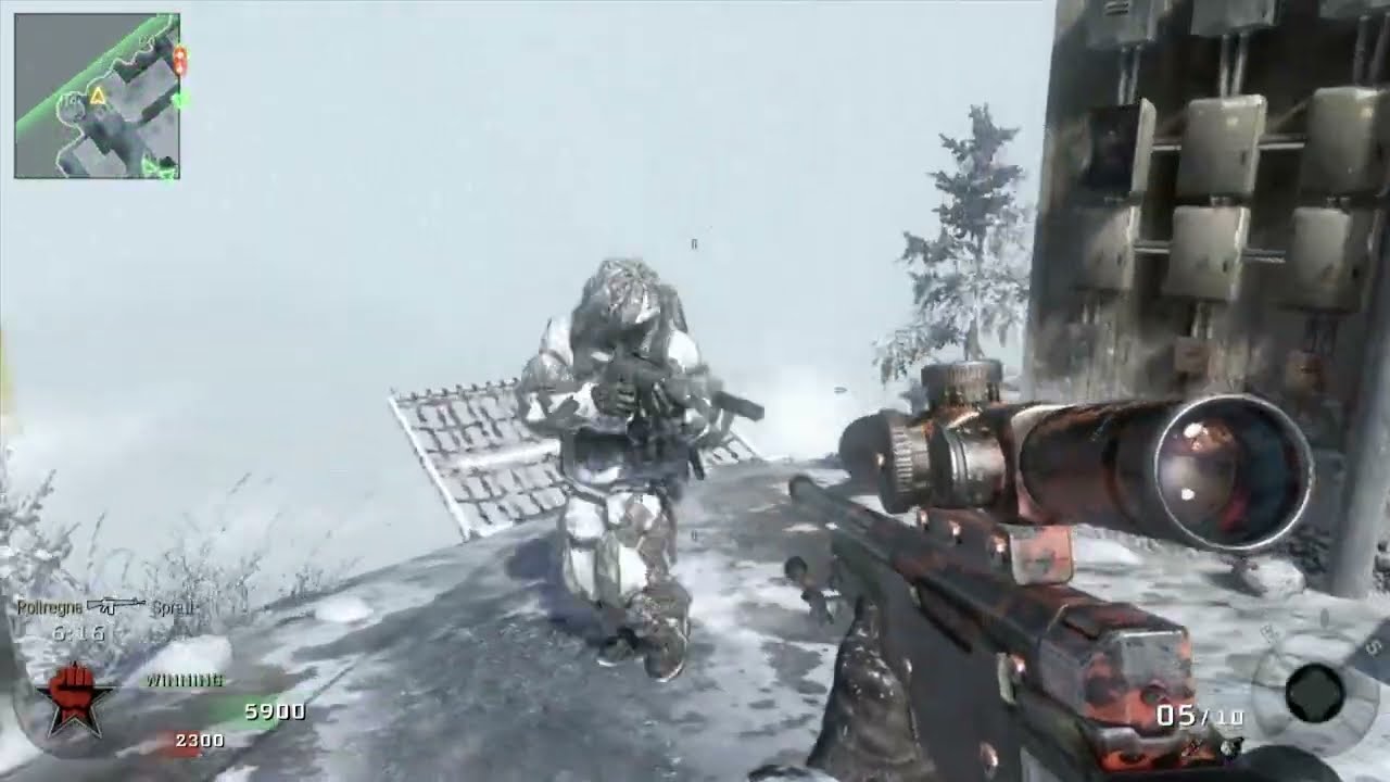 Call of Duty Black Ops 1: L96A1 Gameplay ft. Spratt (No Commentary)