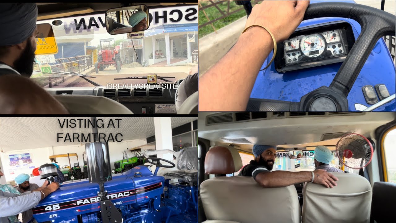 Visiting at farmtrac #newvideo #new #farmtrac #farmtrac45epipowermaxx