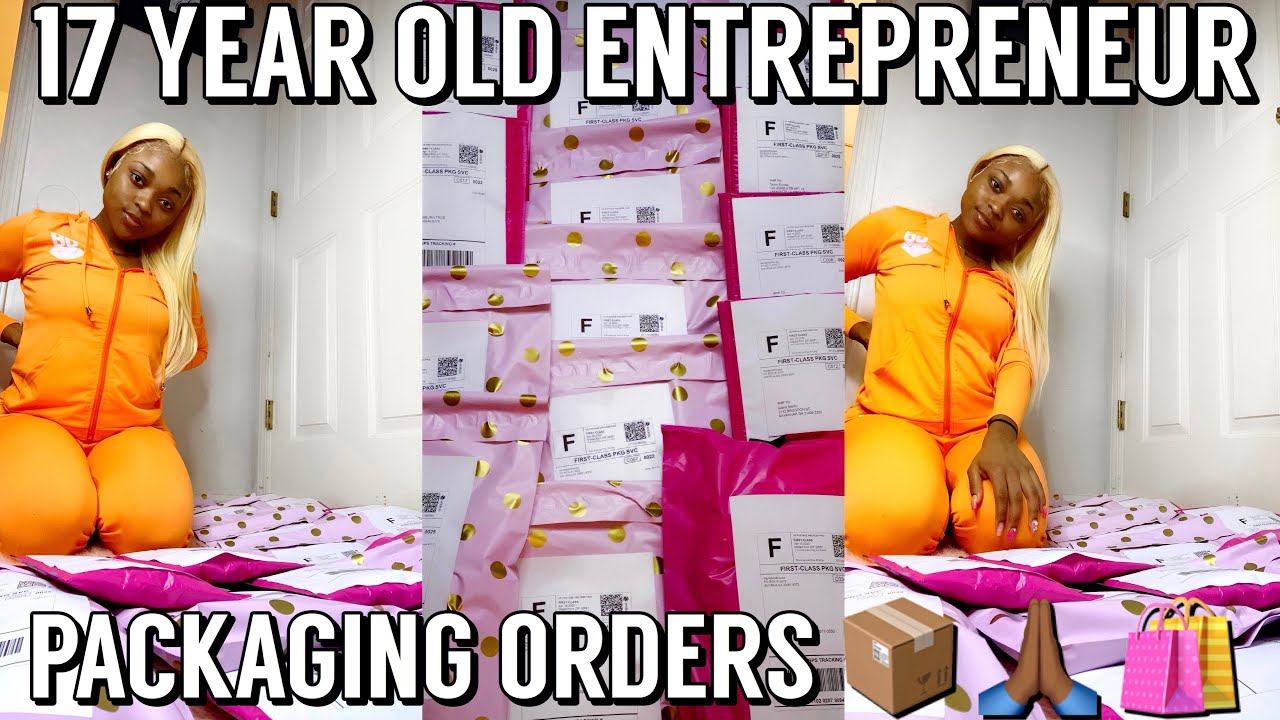 17 YEAR OLD ENTREPRENEUR: HOW I PACKAGE AND SHIP ORDERS ‼️| DAYLAWEBSTER