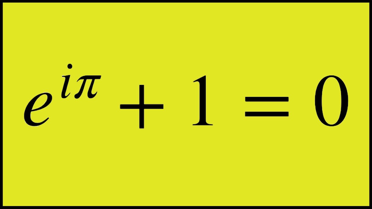Matematiğin En Güzel Denklemi (e üzeri i.pi+1=0) İspatlayalım!