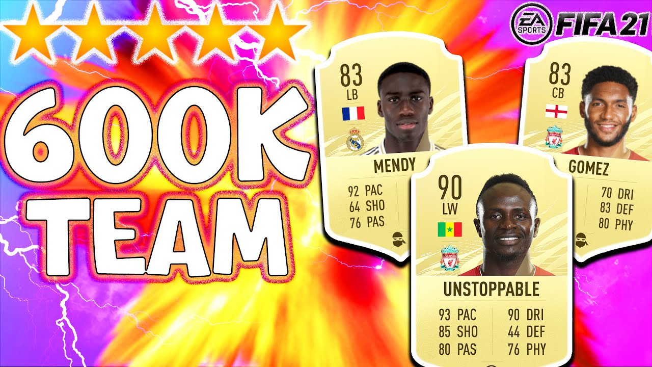 THE BEST 600K TEAM!!! 4-2-3-1 CUSTOM TACTICS! FIFA 21 ULTIMATE TEAM