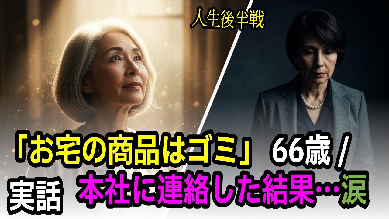 【涙腺崩壊】35年間働いた会社の製品を「ゴミ」と言われて…66歳の私が取った行動とは【実話】