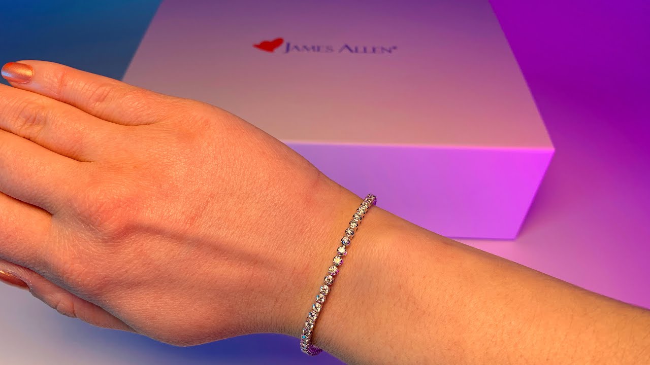 James Allen Tennis Bracelet Unboxing (3 Carat Lab Diamonds)