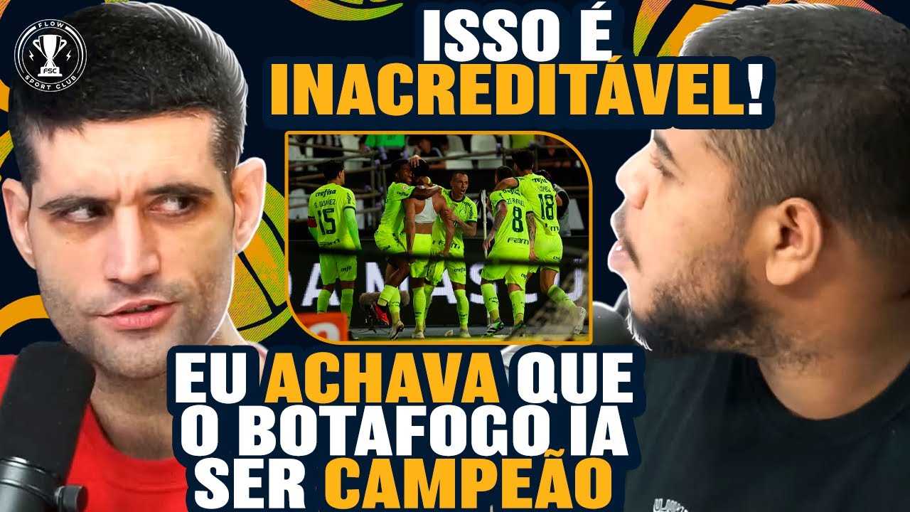 O JOGO DO ANO do futebol brasileiro! (Botafogo 3 x 4 palmeiras)