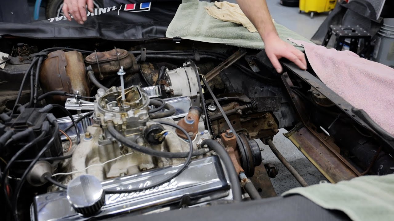 C3 Corvette Old Engine Removal