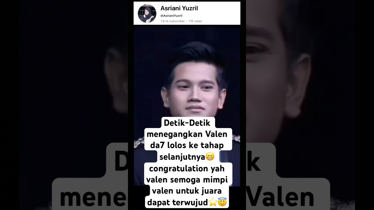 Valen lolos ke tahap berikutnya🤩 #da7 #dangdut #indosiar #trending #valenda7