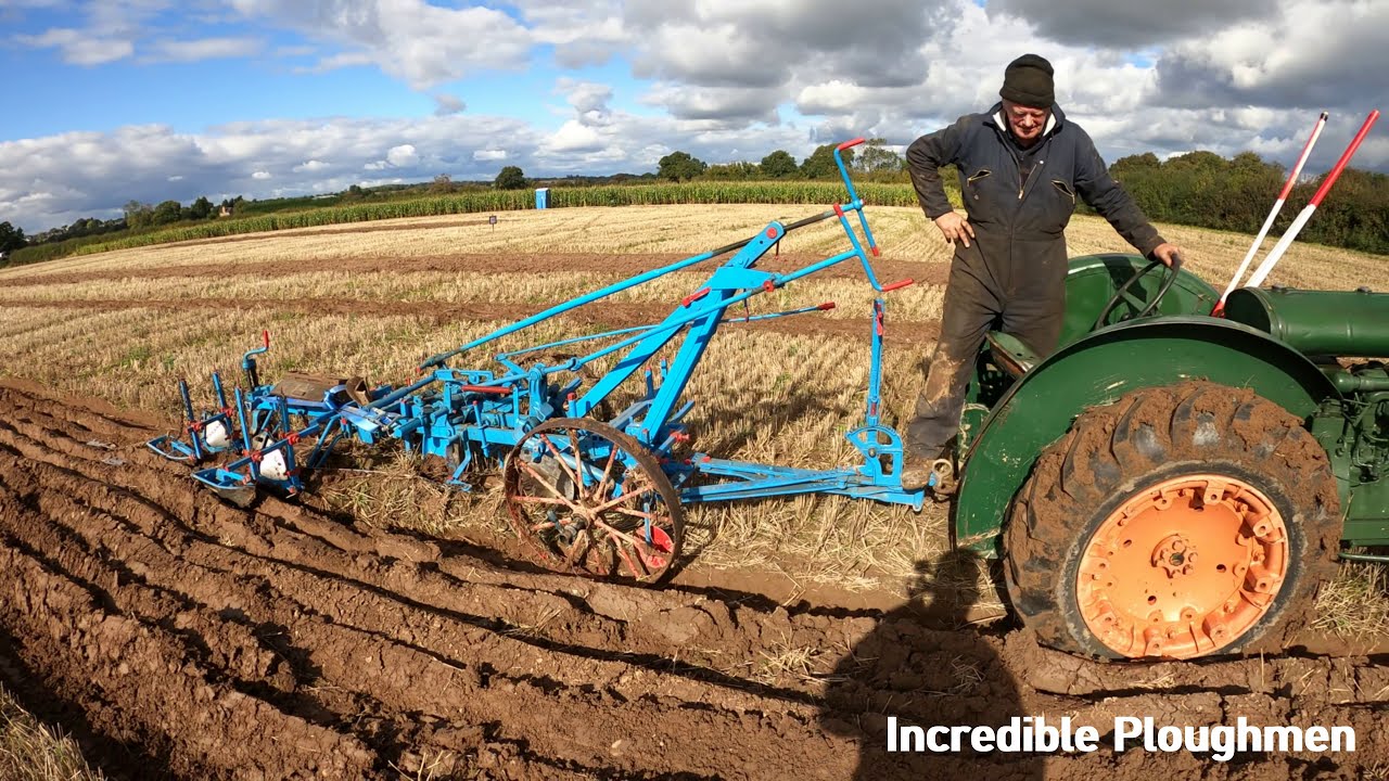 Hightop Ploughing 1941 Fordson Model N 3.1 Litre 4-Cyl Diesel Tractor (35 HP) with a Ransomes Plough