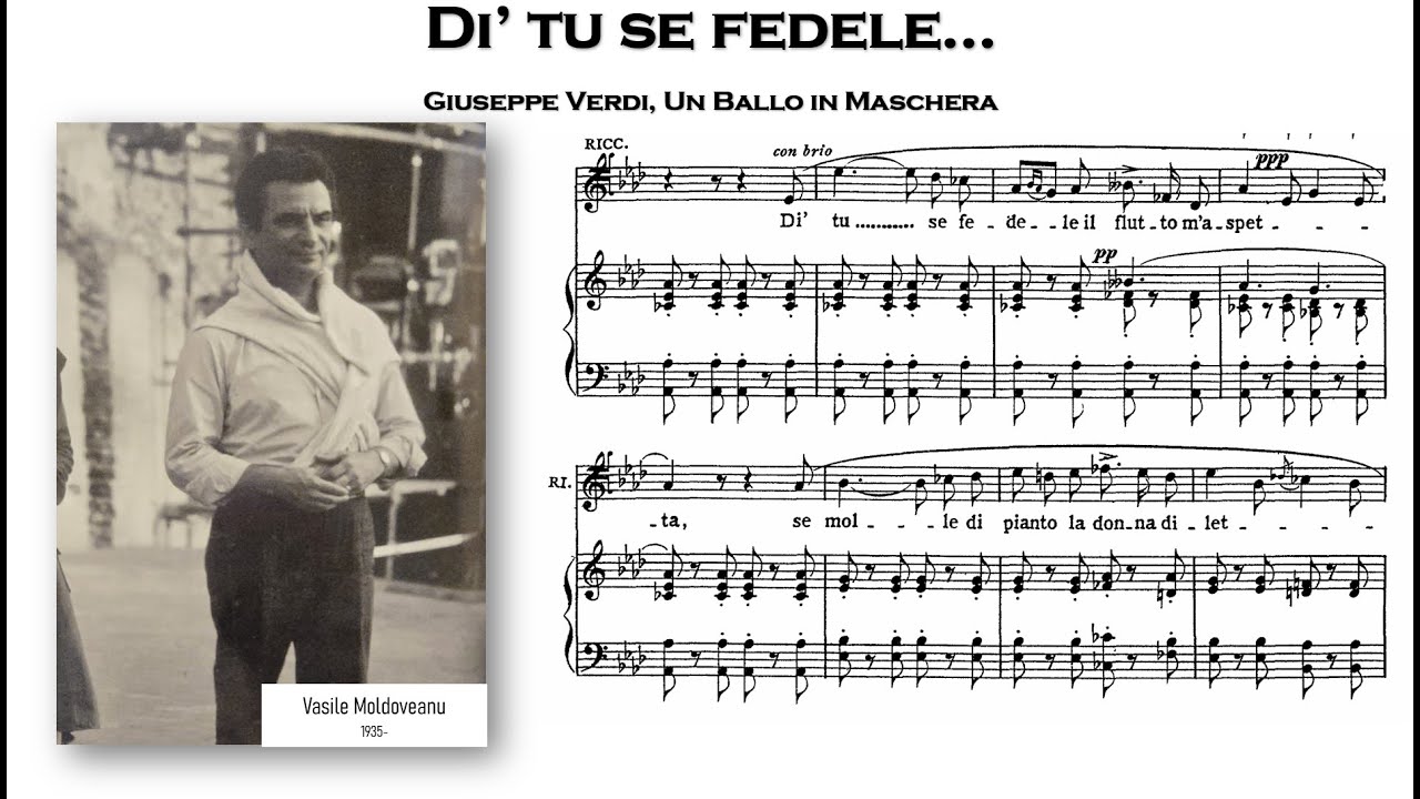 G. Verdi, Un Ballo in Maschera - 