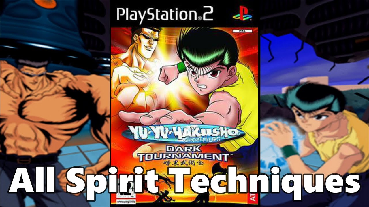 Yu Yu Hakusho Dark Tournament PS2 - All Spirit Moves