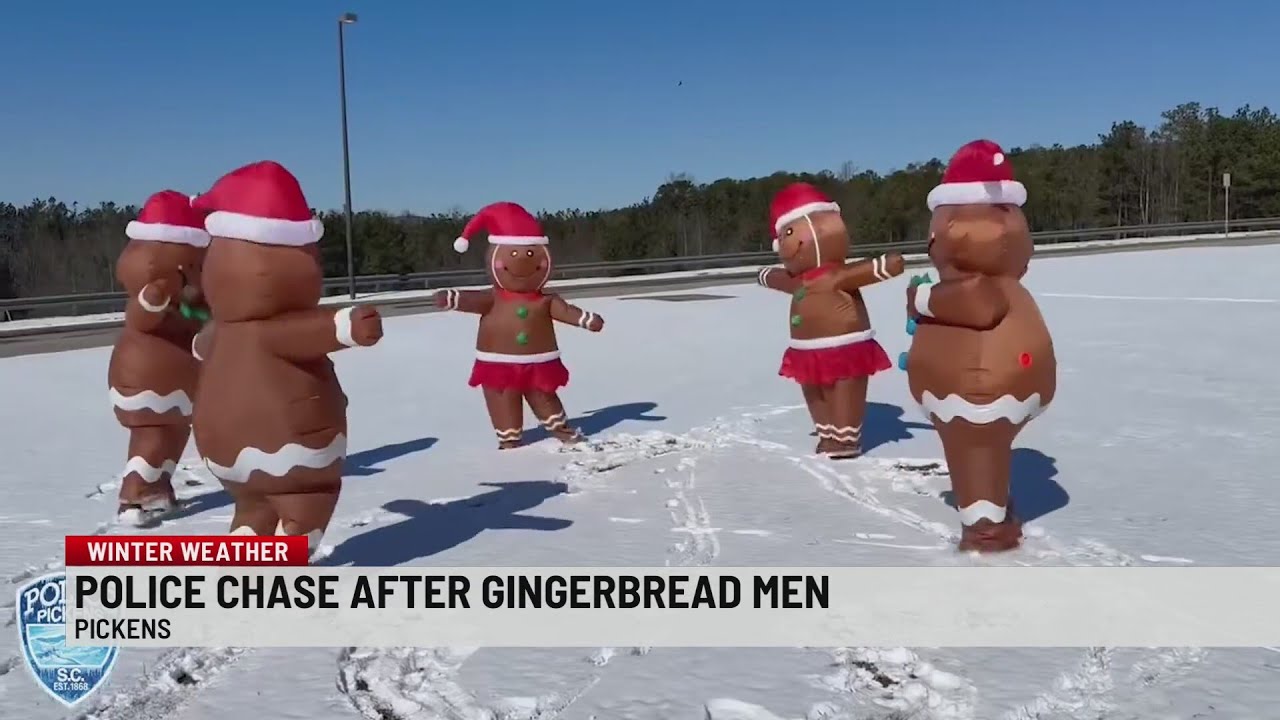Pickens Police chase after gingerbread men