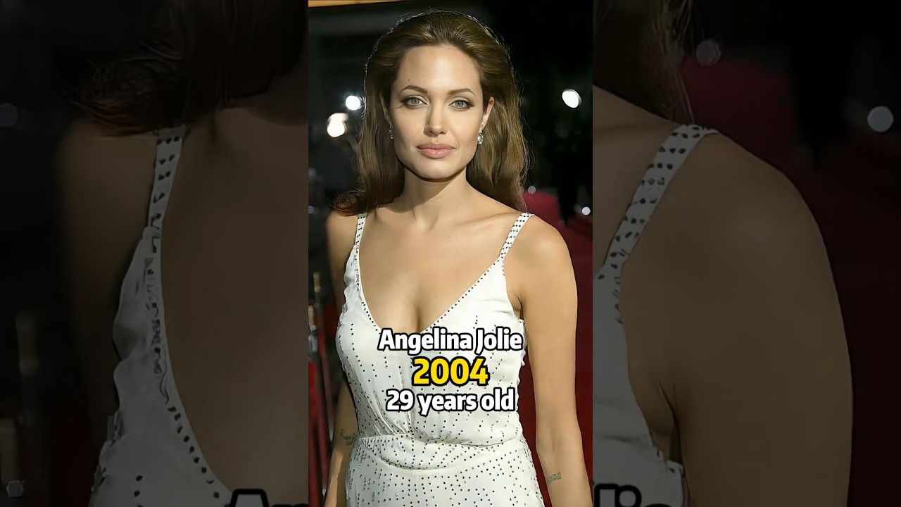Angelina Jolie na przestrzeni lat 😍 Kiedyś i Dziś #Shorts