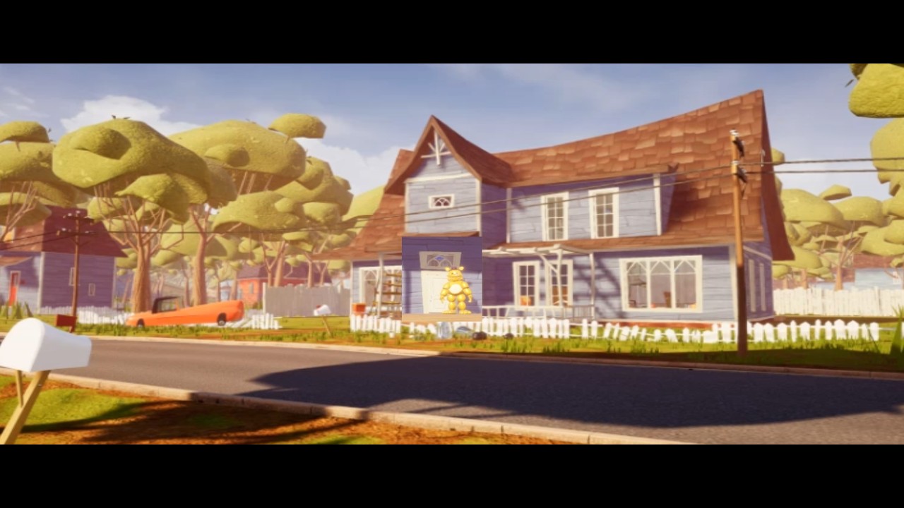 Fredbear in Hello Neighbor #4