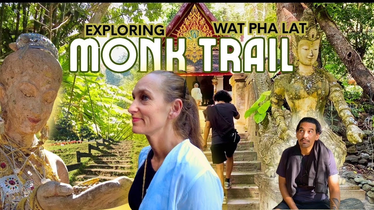 Hiking the Monk’s Trail to Wat Pha Lat | Hidden Jungle Temple in Chiang Mai 🇹🇭