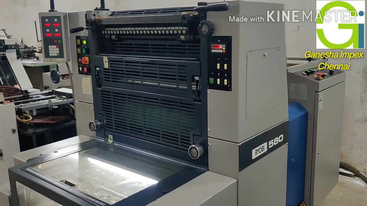 Ryobi 580 Single Colour Printing Machine - GANESHA IMPEX, Chennai