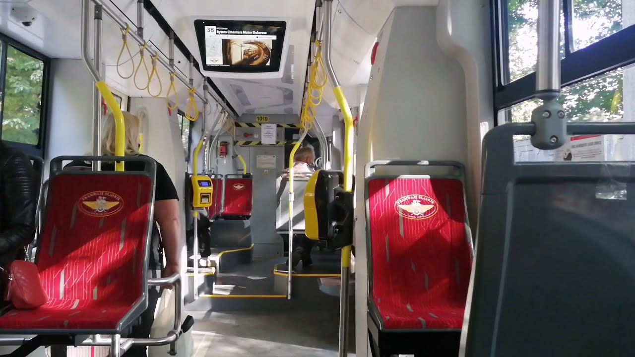 Moderus Beta MF 11 AC BD #1019 (Tramwaje Śląskie - linia 38)