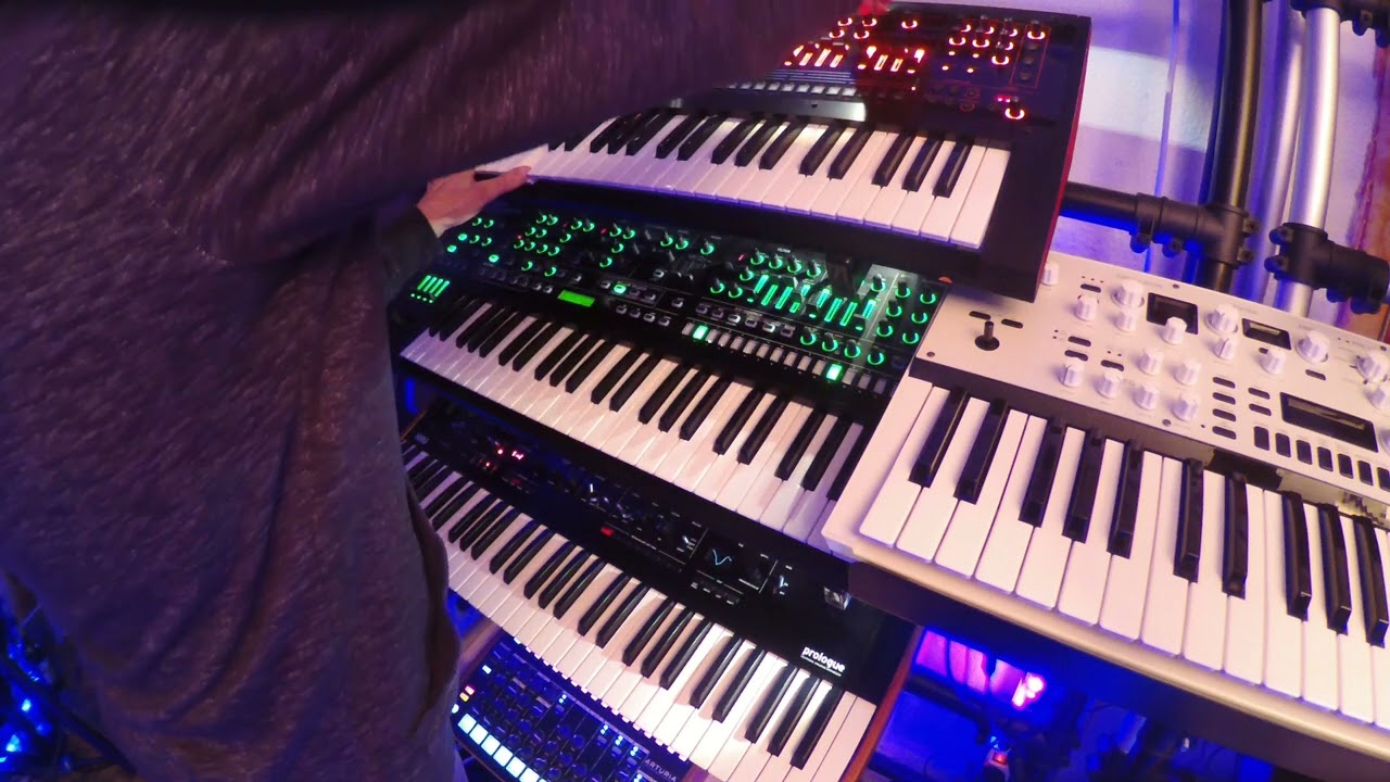 Heaven with Korg Prologue 16, Roland System-8 and JD-XA.
