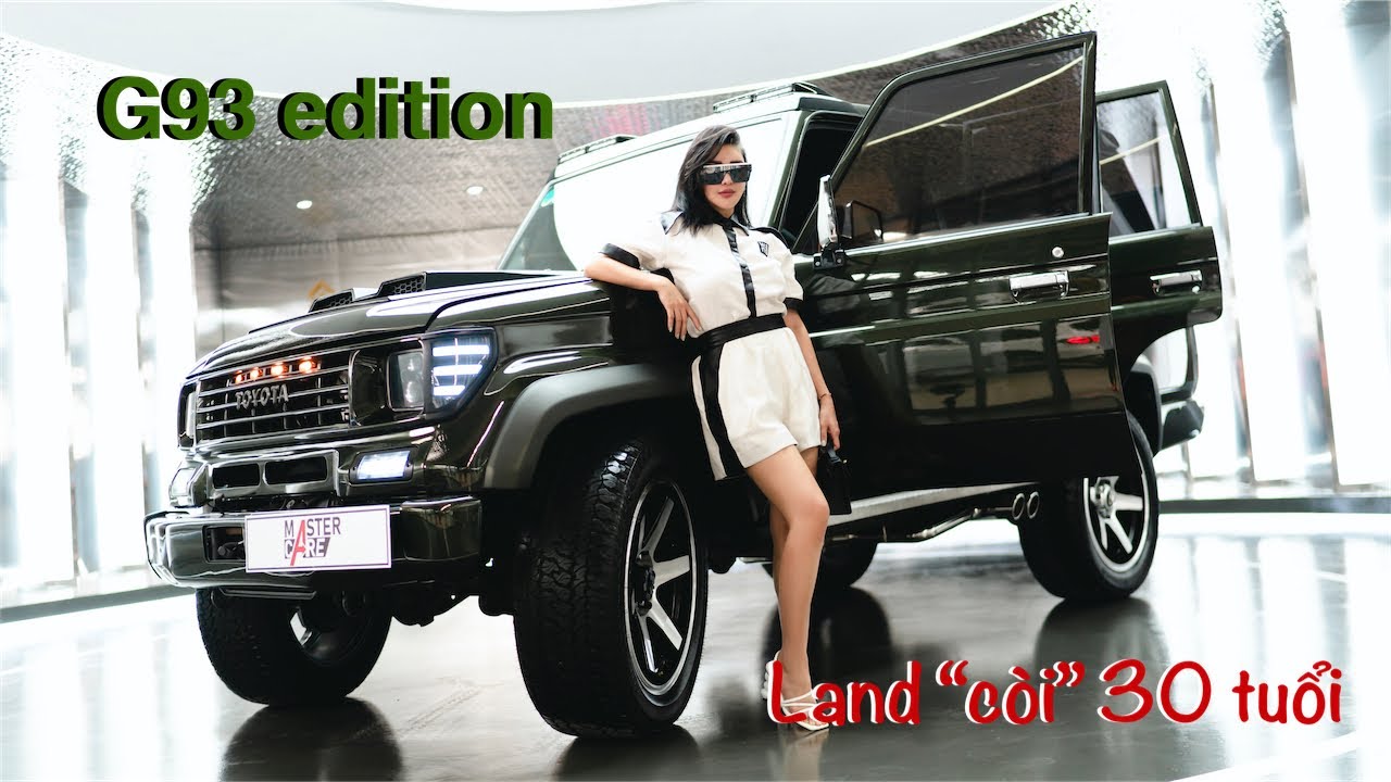 Em gái “chất chơi” xuýt xoa khi chiếc Toyota Land Prado 30 tuổi hoá thành G93 đặc biệt đến ko ngờ!