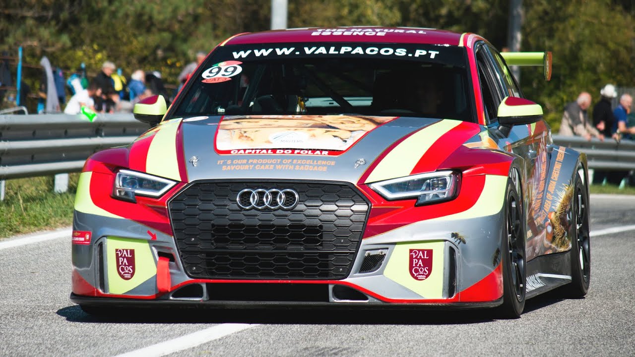 Audi RS3 LMS vs Cupra Leon TCR racing on Hillclimb! - 340HP 2.0-Litre Turbo Engine Sound!