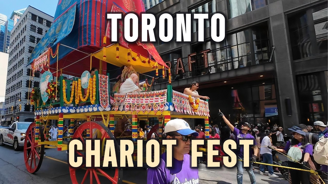🇨🇦 Chariot Fest Toronto 2026 | Ratha-Yatra Parade on Yonge Street | Festival of India