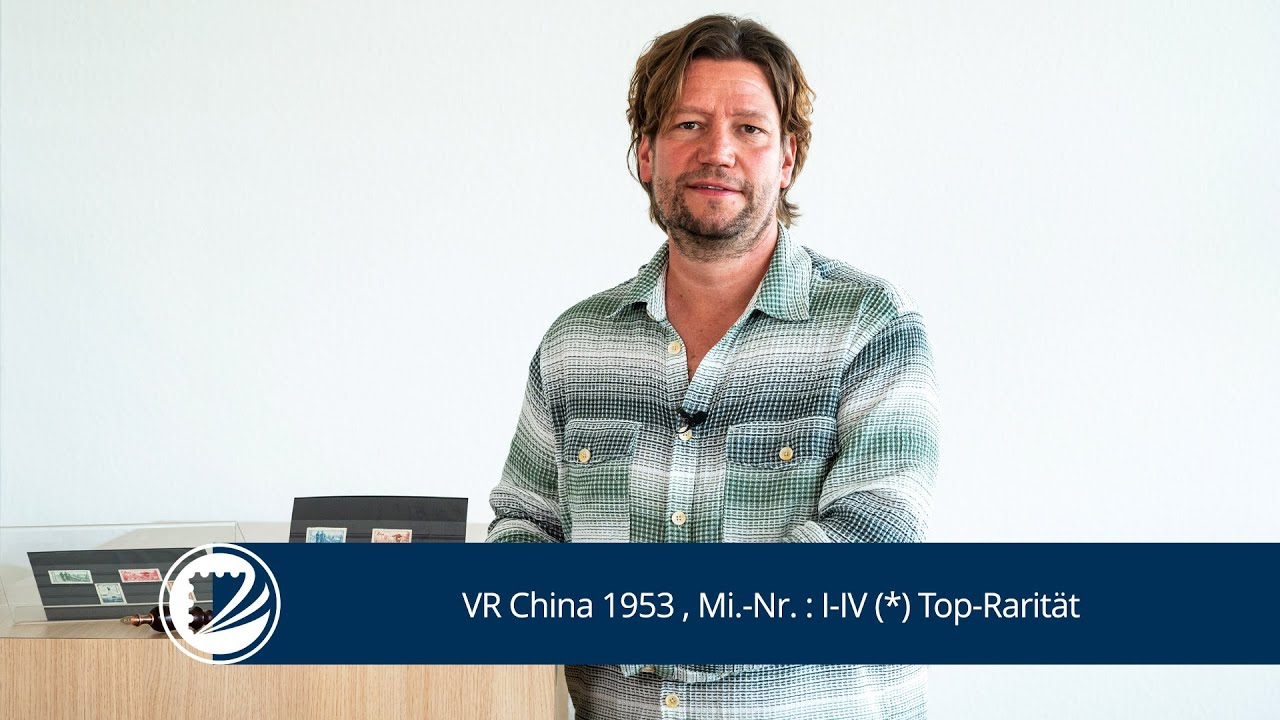 VR China 1953 , Mi.-Nr. : I-IV (*) Top-Rarität