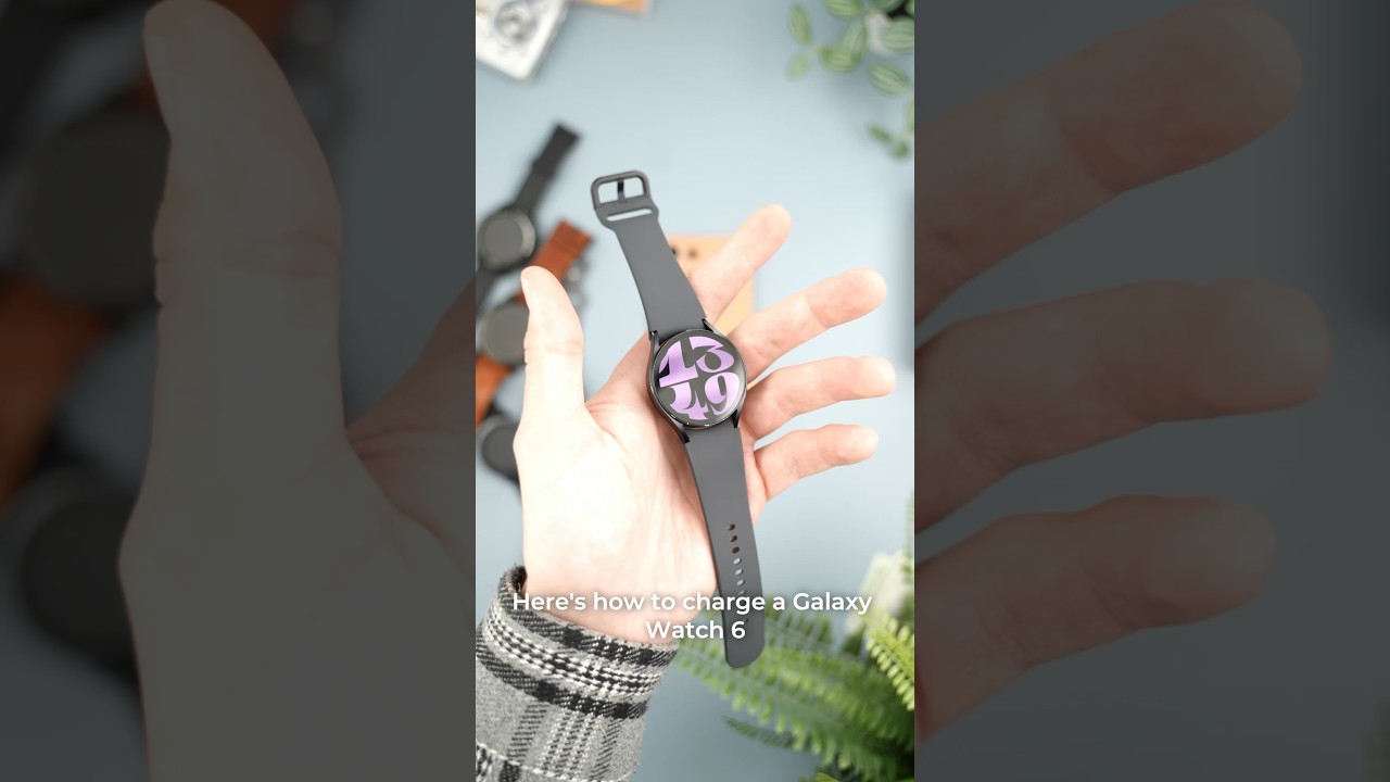 How to charge a Galaxy Watch